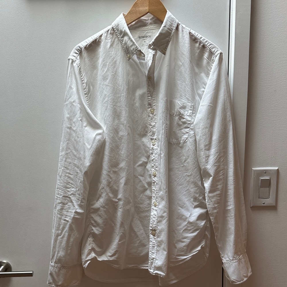 Bonobos MEN’S Classic White Button-Down Shirt